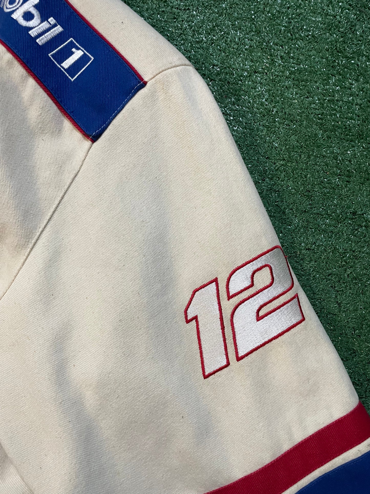 Vintage NASCAR Jeff Hamilton Jeremy mayfield #12 Mobil 1 jacket