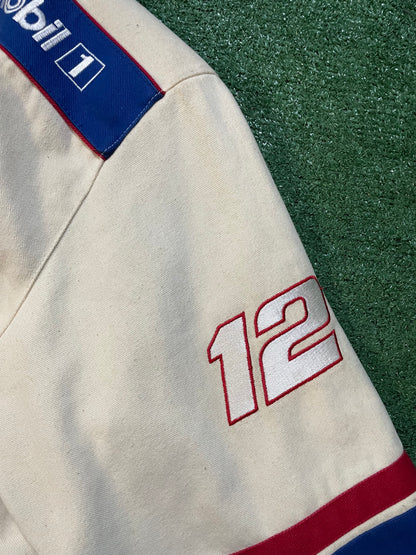 Vintage NASCAR Jeff Hamilton Jeremy mayfield #12 Mobil 1 jacket