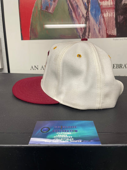 Vintage 1990s USC Trojans white and red hat