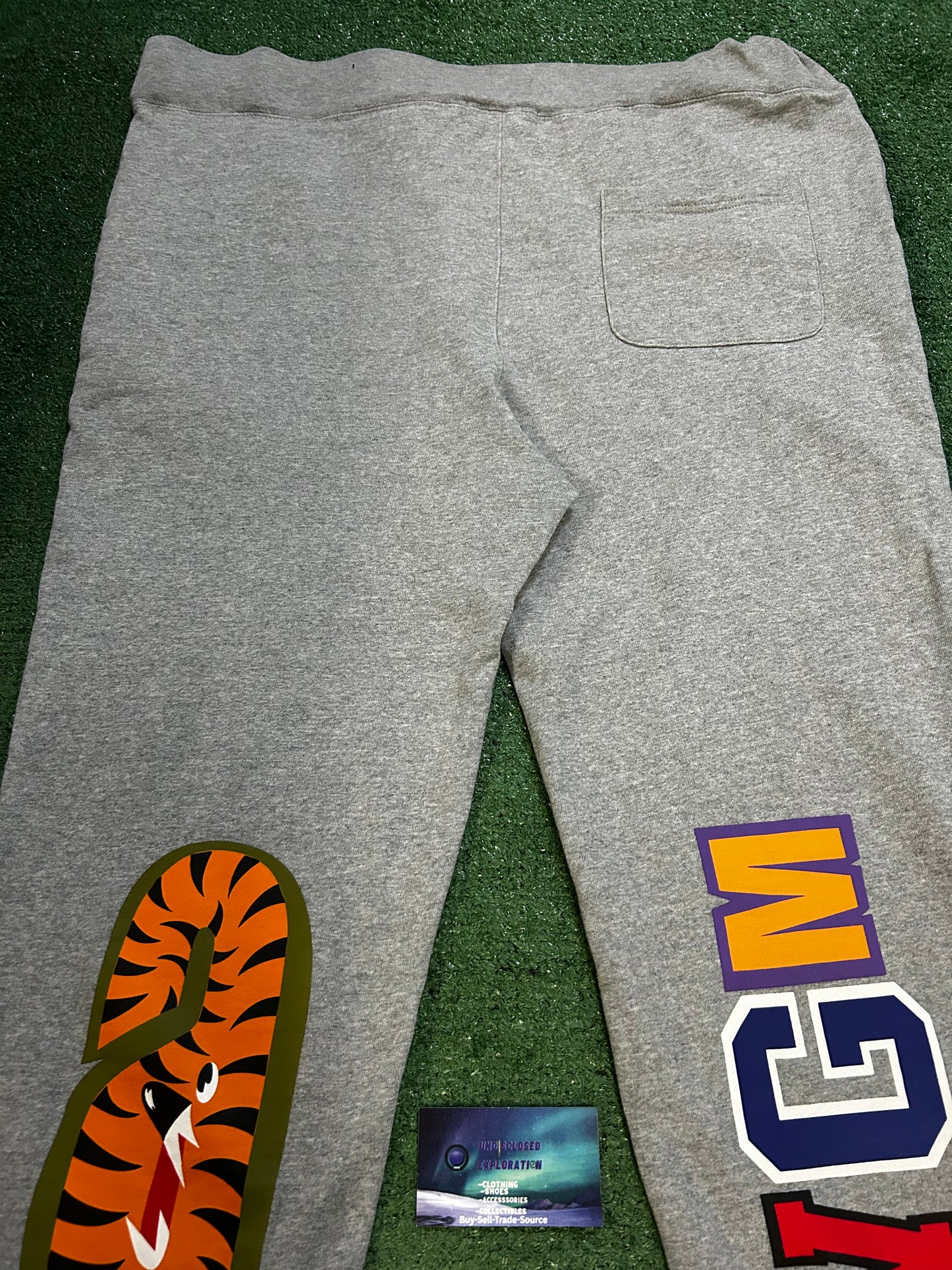 Bape grey shark sweatpants