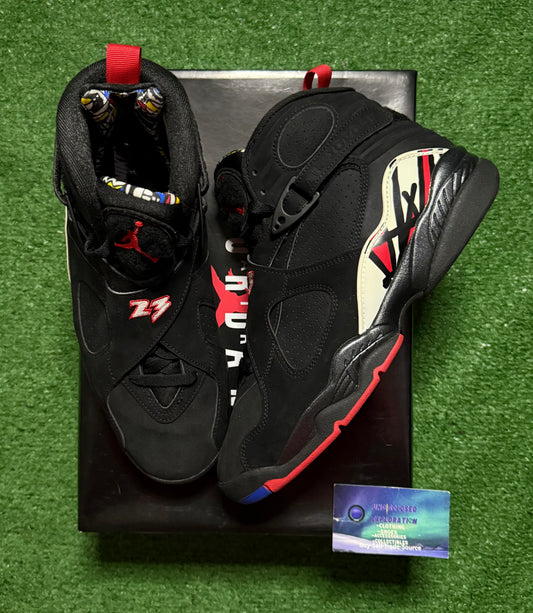 Jordan 8 Playoff 9.5 Men/11 Women “Preowned”