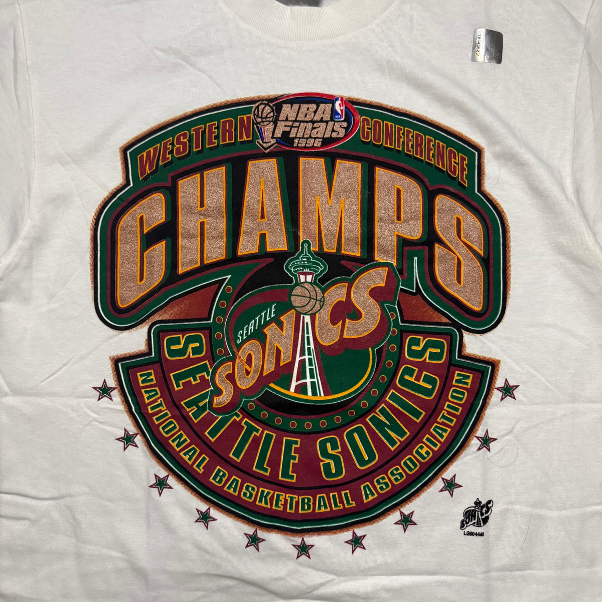 Vintage Seattle SuperSonics 1996 NBA Finals Western Conference Champs Shirt