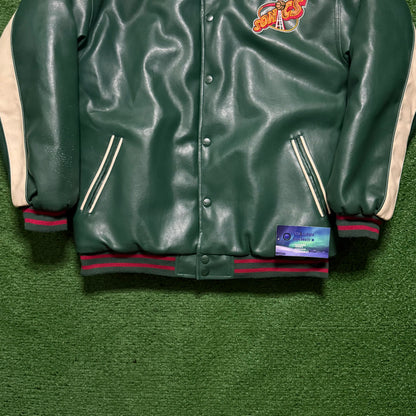 Vintage Youth Nike Seattle SuperSonics Leather Jacket