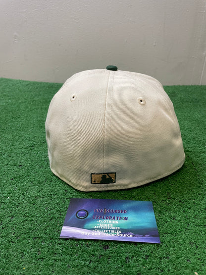Seattle Mariners white and green 30th anniversary new era fitted hat