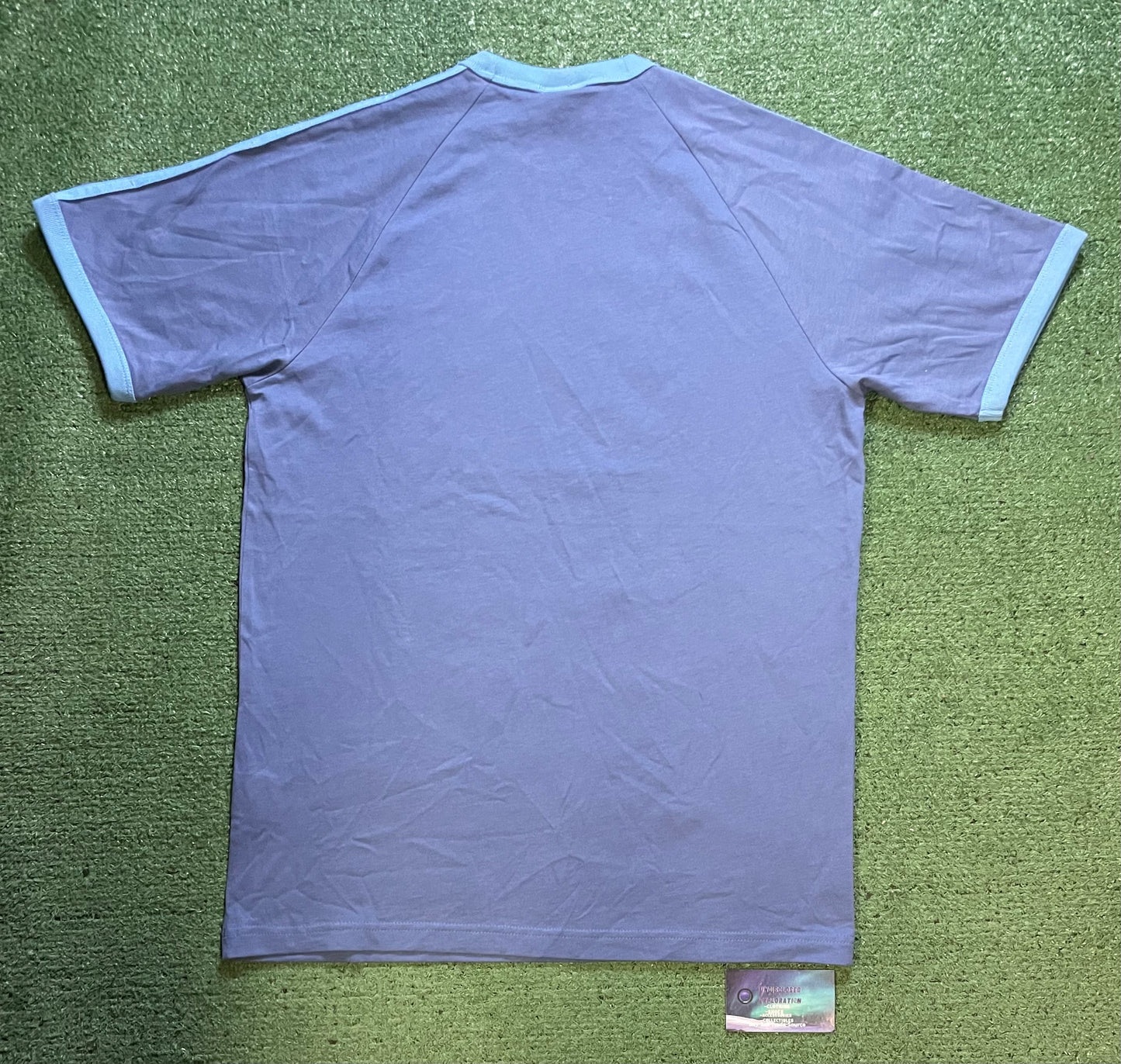 Adidas Originals blue 3 Stripes Tee