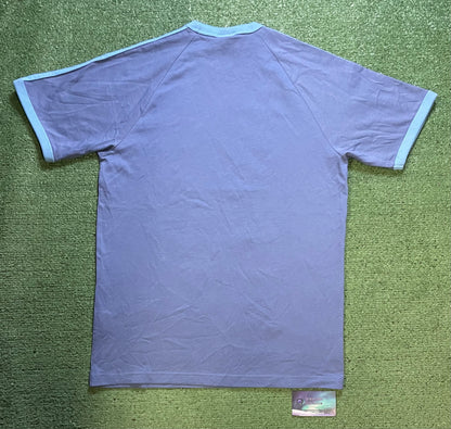 Adidas Originals blue 3 Stripes Tee