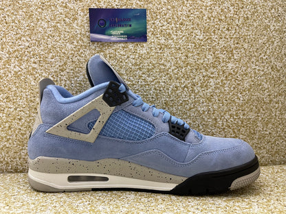 Jordan 4 University Blue 10.5 Men/ 12 Women “Preowned”