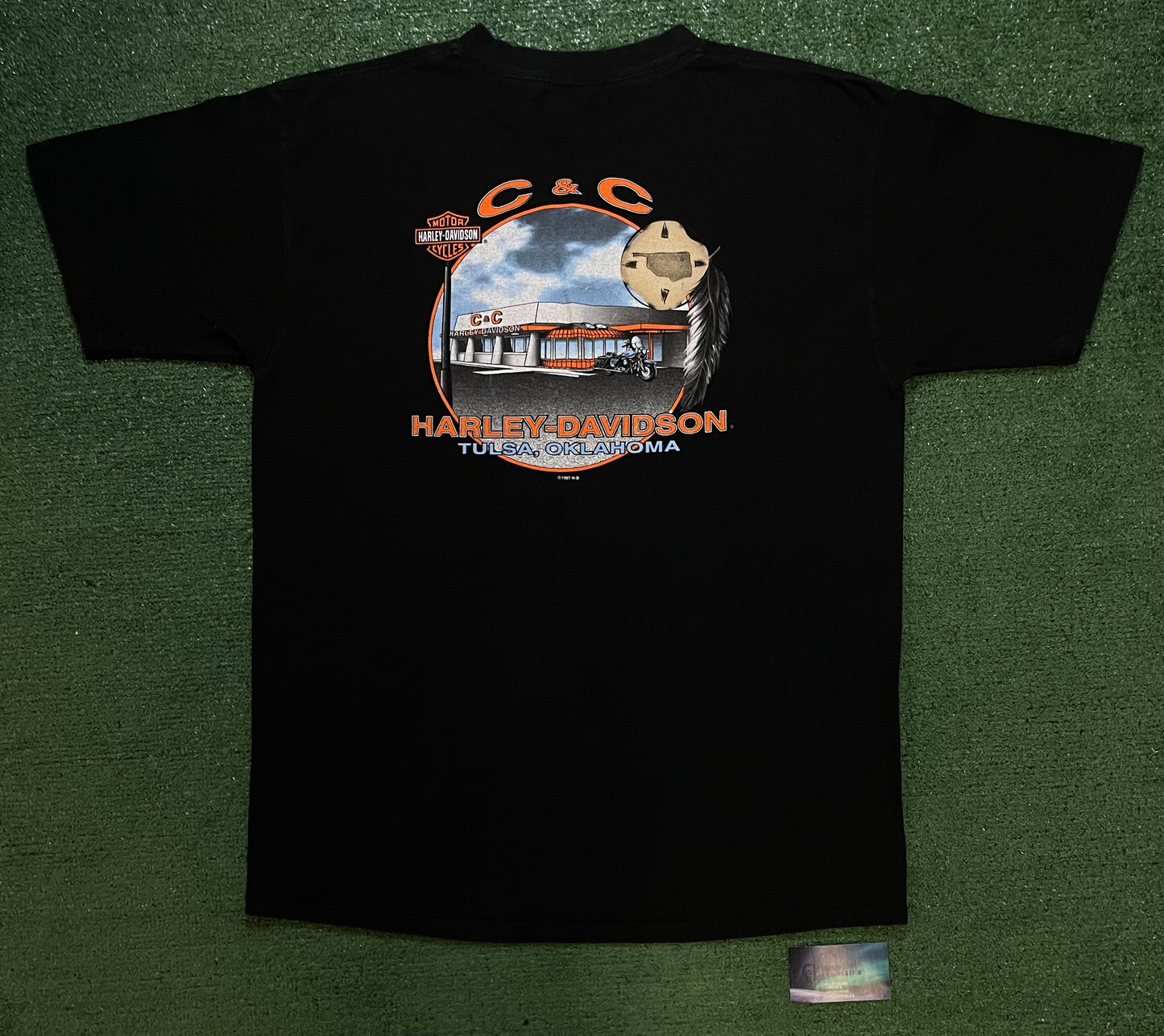 Vintage 1990s Harley Davidson eagle tee
