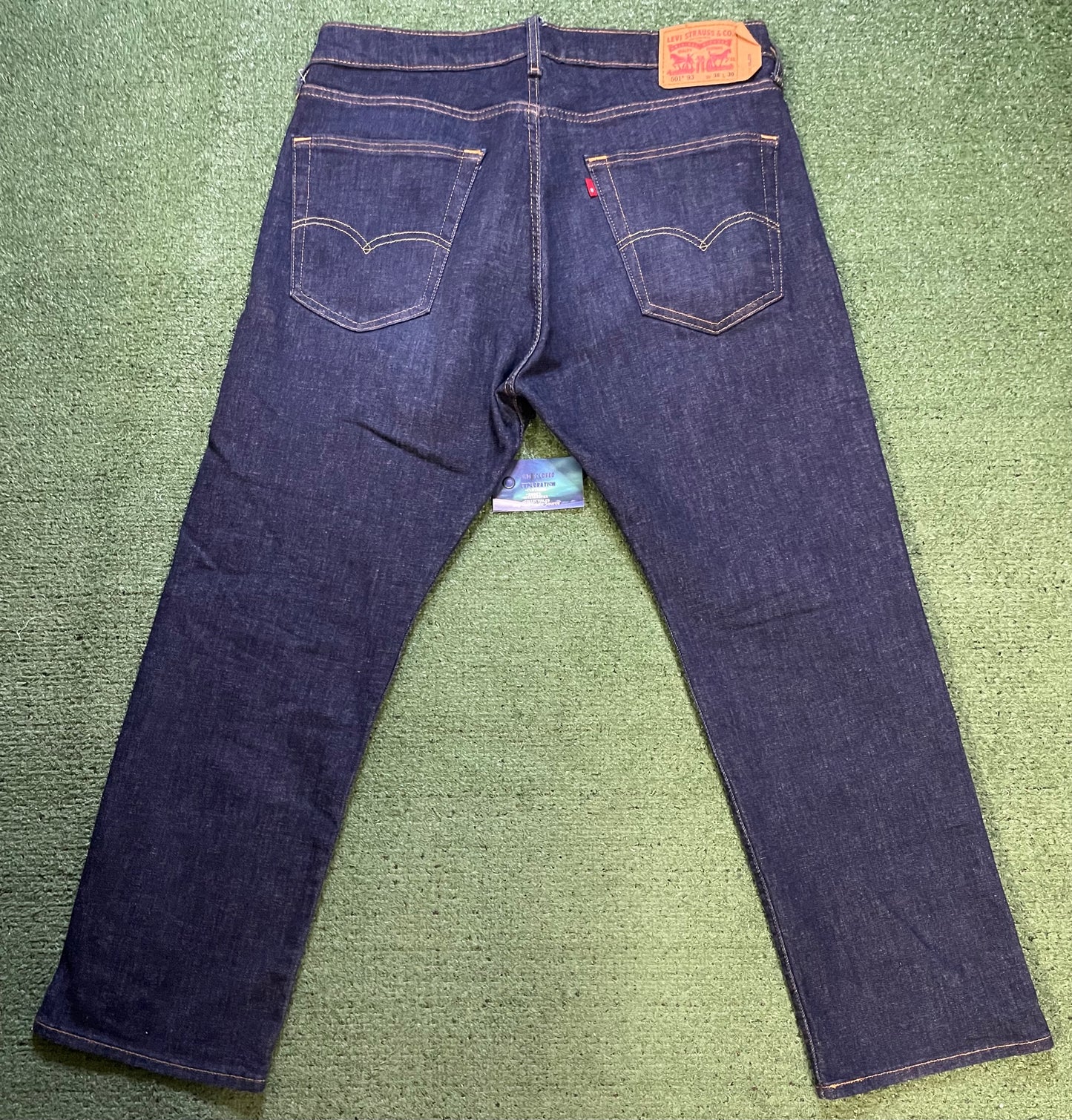 Levi 501 dark wash jeans