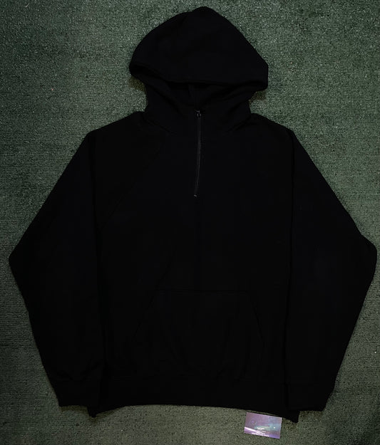 Fear of god essentials quarter zip up  black hoodie