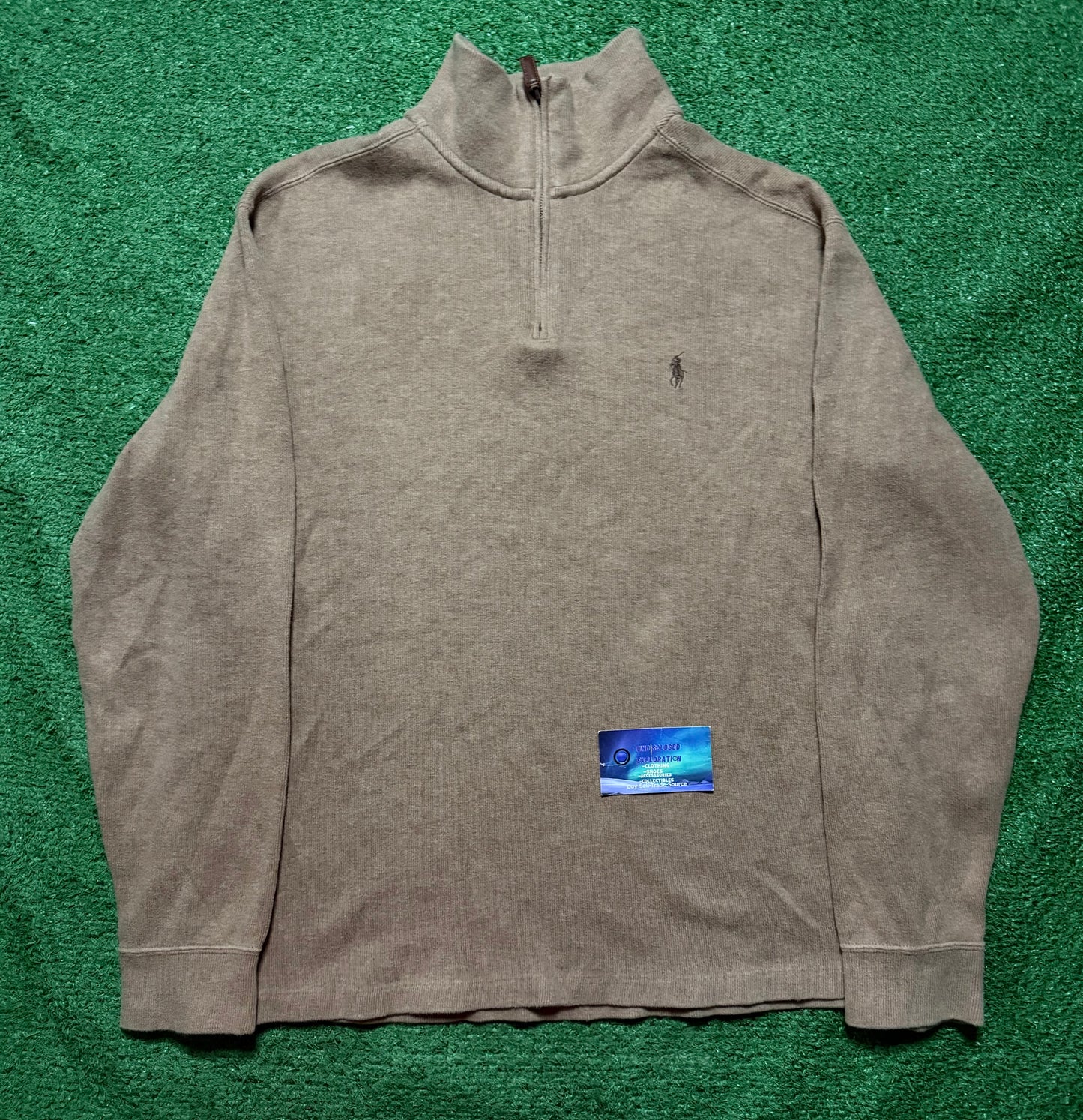 Vintage Polo Ralph Lauren Quarter Zip Brown