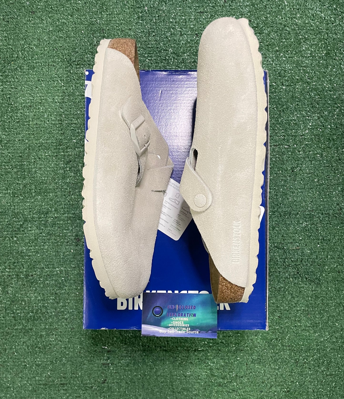 Birkenstock Boston antique white