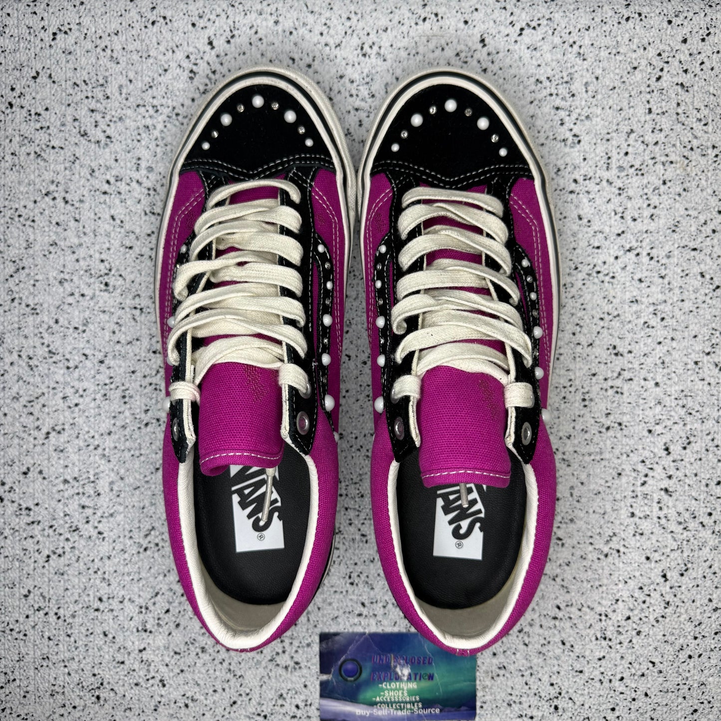 Vans Old Skool 36 Pearlized Fuchsia Pink 9 Men “Preowned”