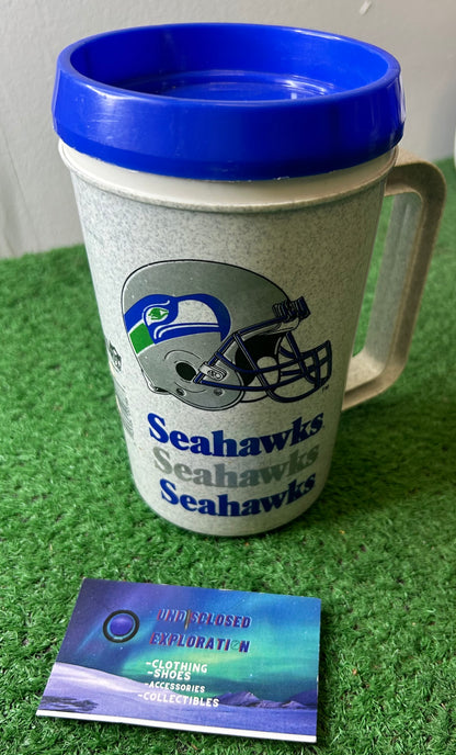 Vintage 1990s Seattle Seahawks insulated thermo cup