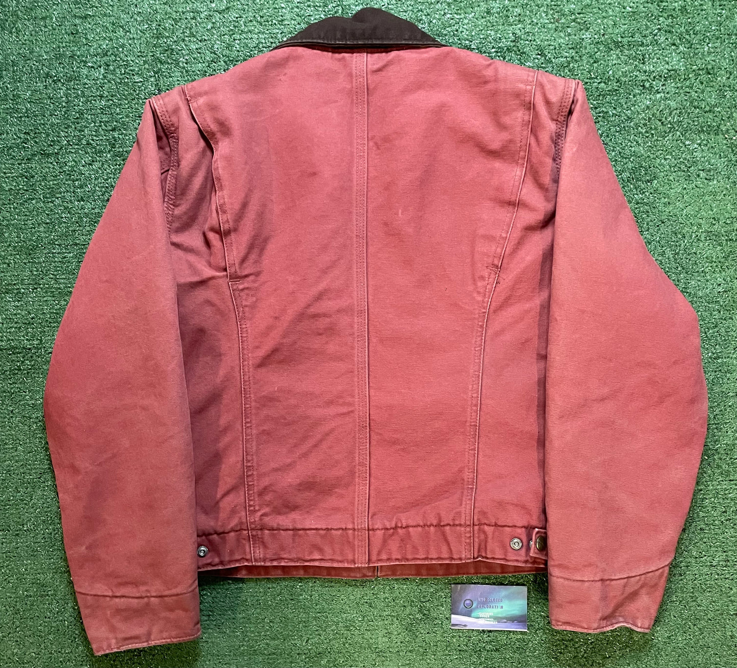 Vintage 2000s Carhartt Detroit rose pink jacket