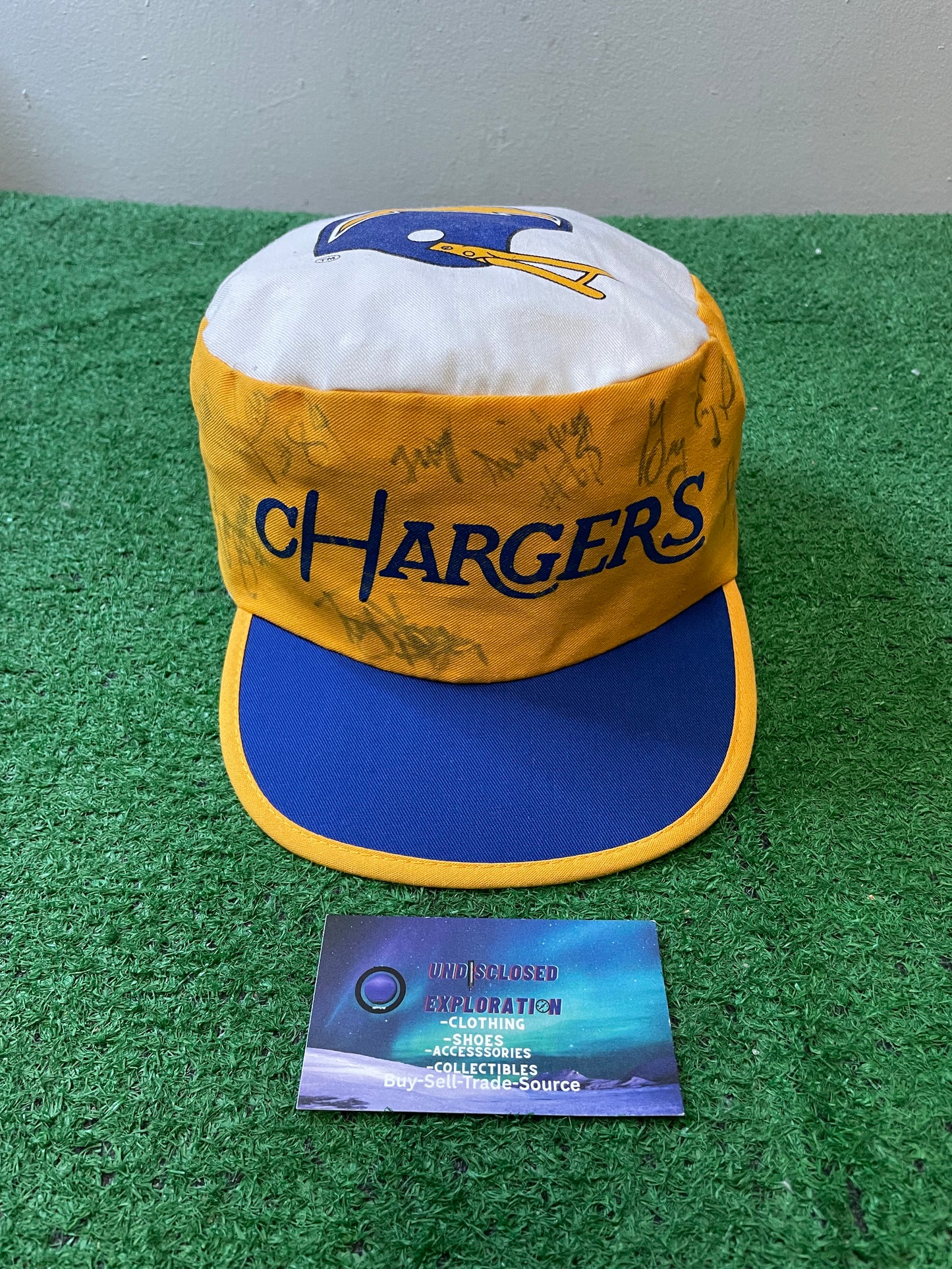 Vintage 1980s San Diego Chargers NFL painters hat