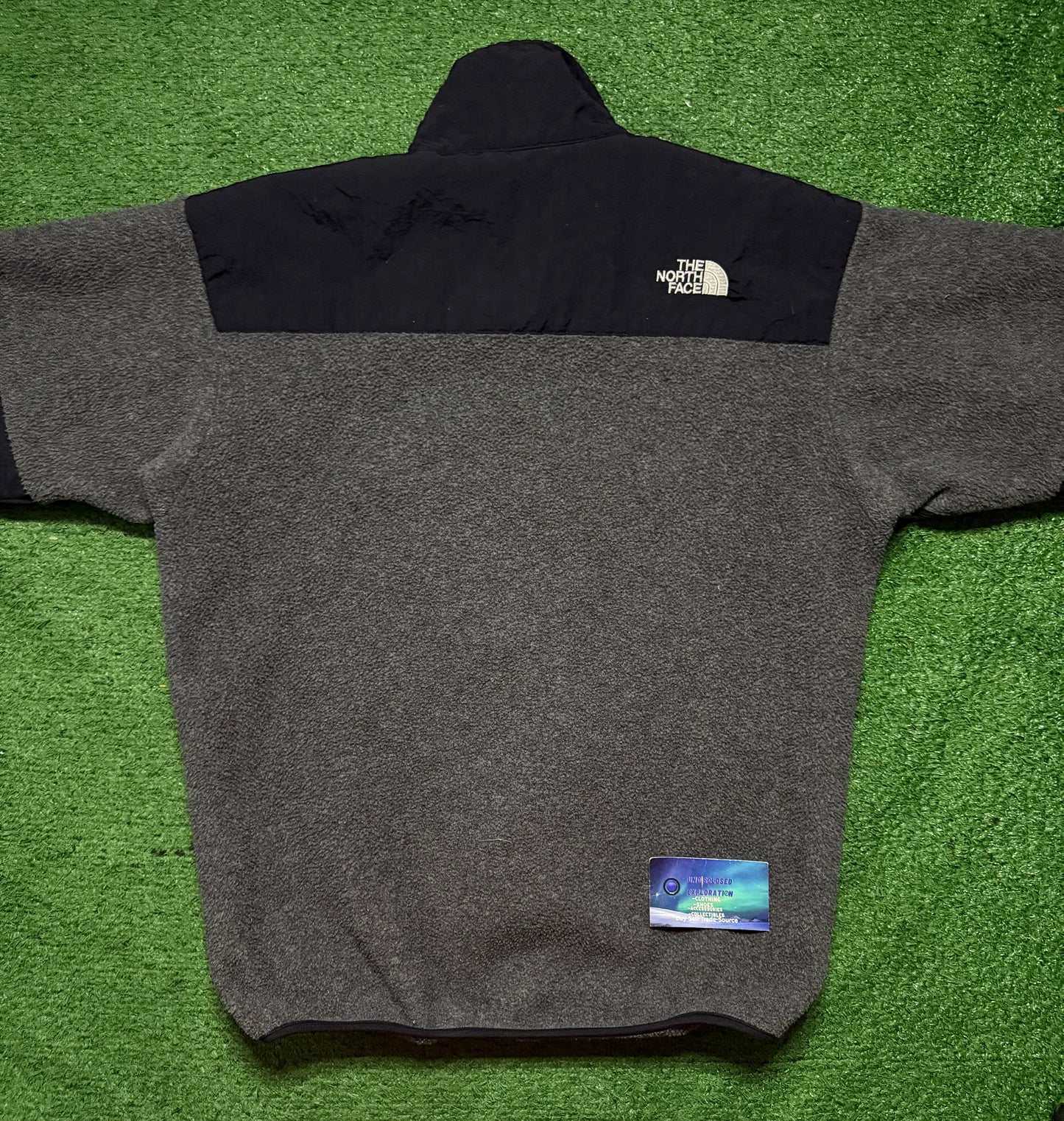 Vintage North Face Denali Black Grey