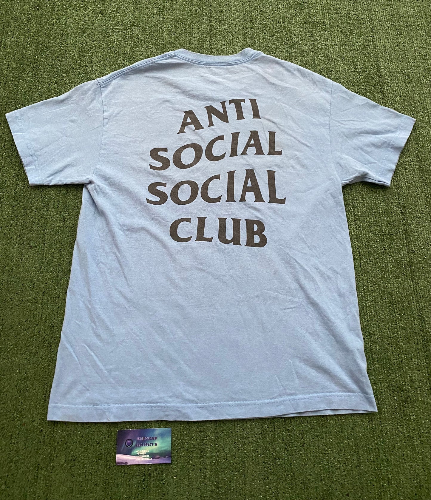 Anti Social Social Club blue tee