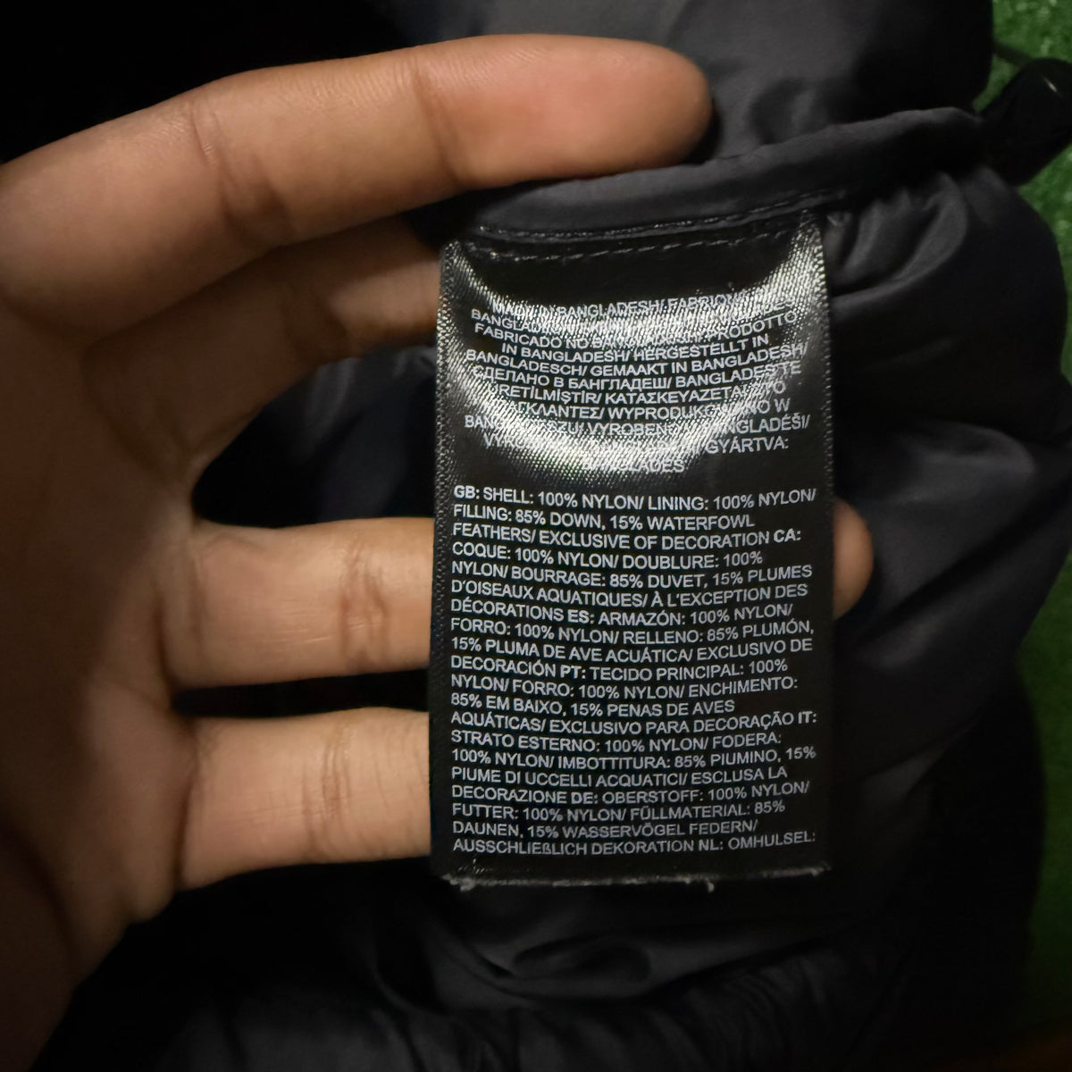 North Face Nuptse 700 Black Jacket