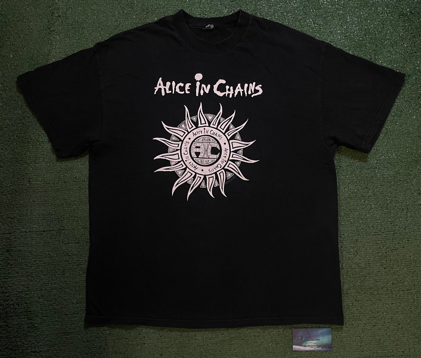 Vintage 2000s Alice In Chains sun logo tee