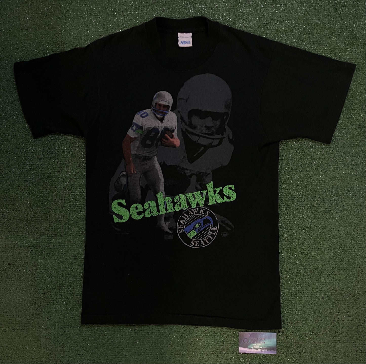 Vintage 1980s Seattle Seahawks Steve largent tee