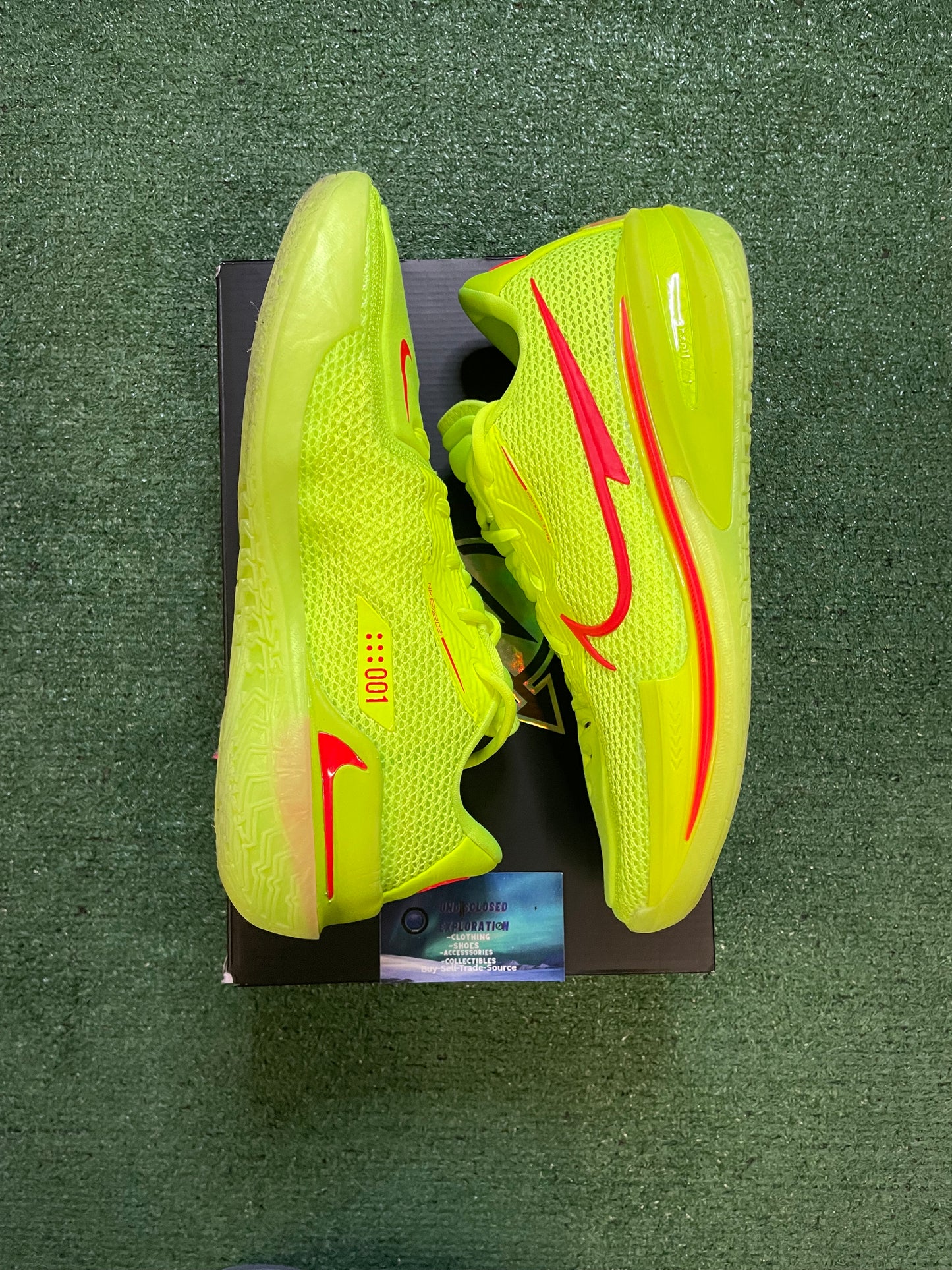 Nike Air Zoom GT cut EYBL volt bright crimson size 12men/13.5women