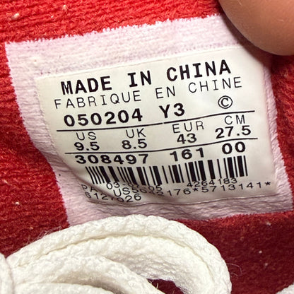 Jordan 4 White Laser Fire Red 9.5 Men “Preowned”