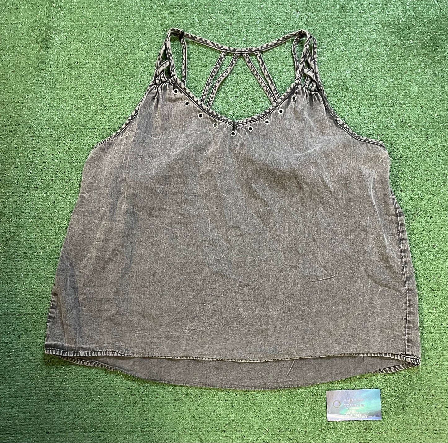 Rock & Republic grey dark wash top