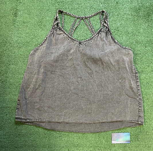 Rock & Republic grey dark wash top