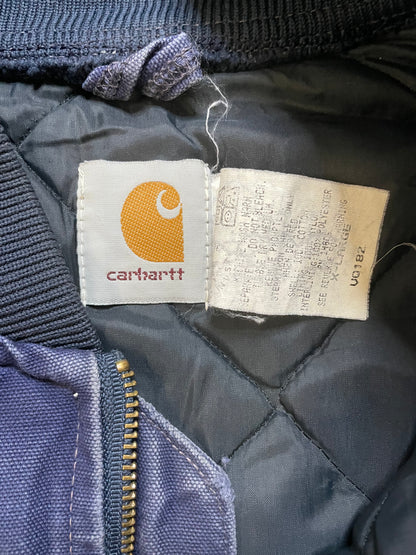 Vintage 1990s Carhartt navy blue vest