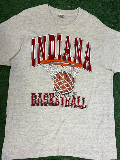 Vintage 1990s Indiana university basketball tee