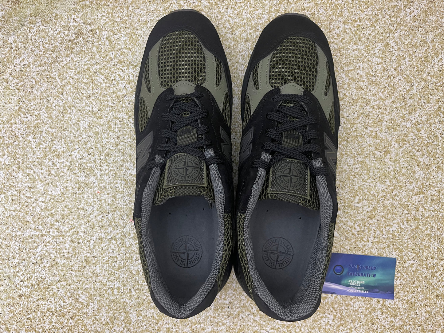 New Balance 991v2 Stone Island Black 13 Men/14.5 Women “Preowned”