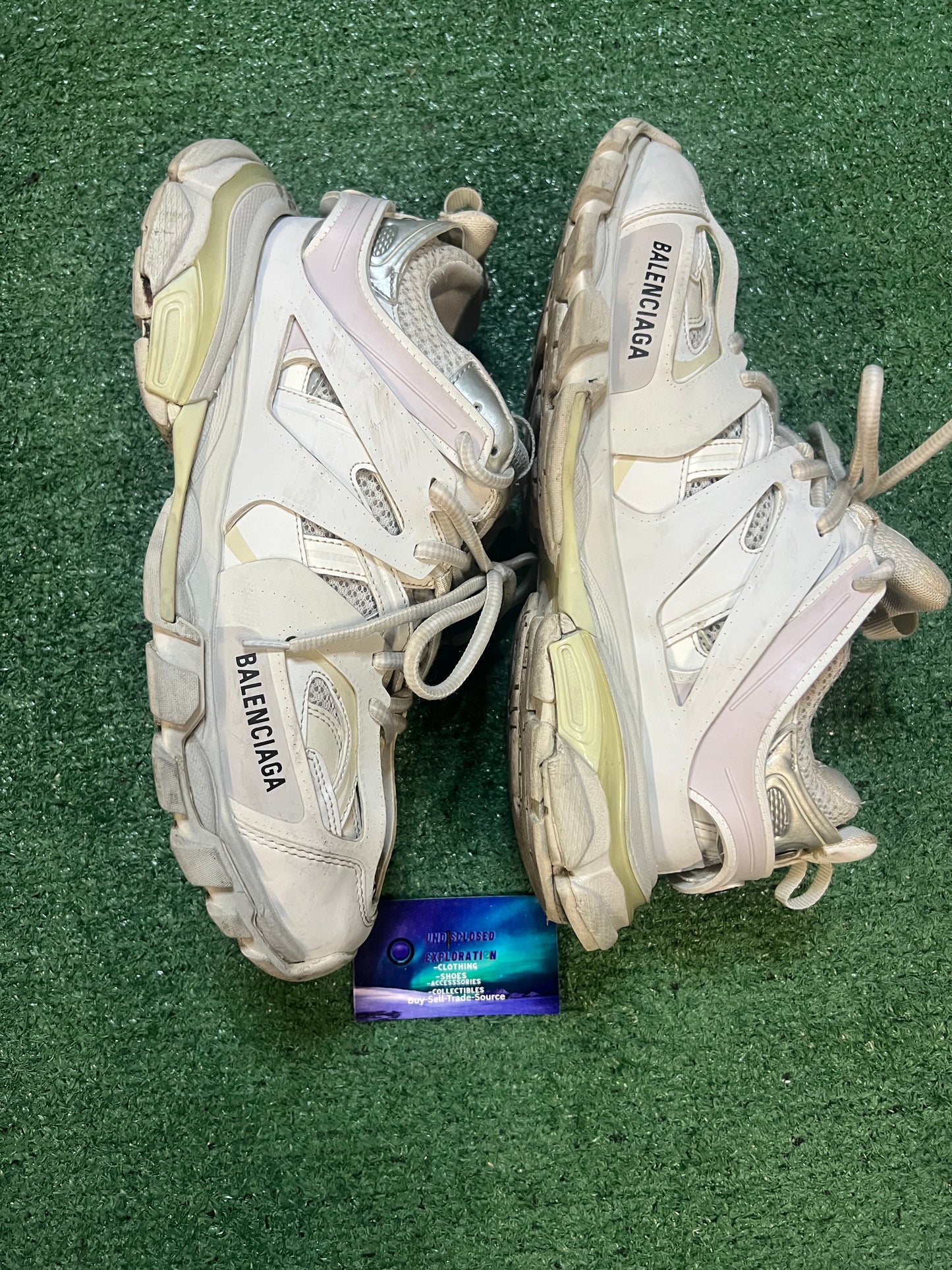 Balenciaga white Track sneakers size 10men/11.5women(EU 43)