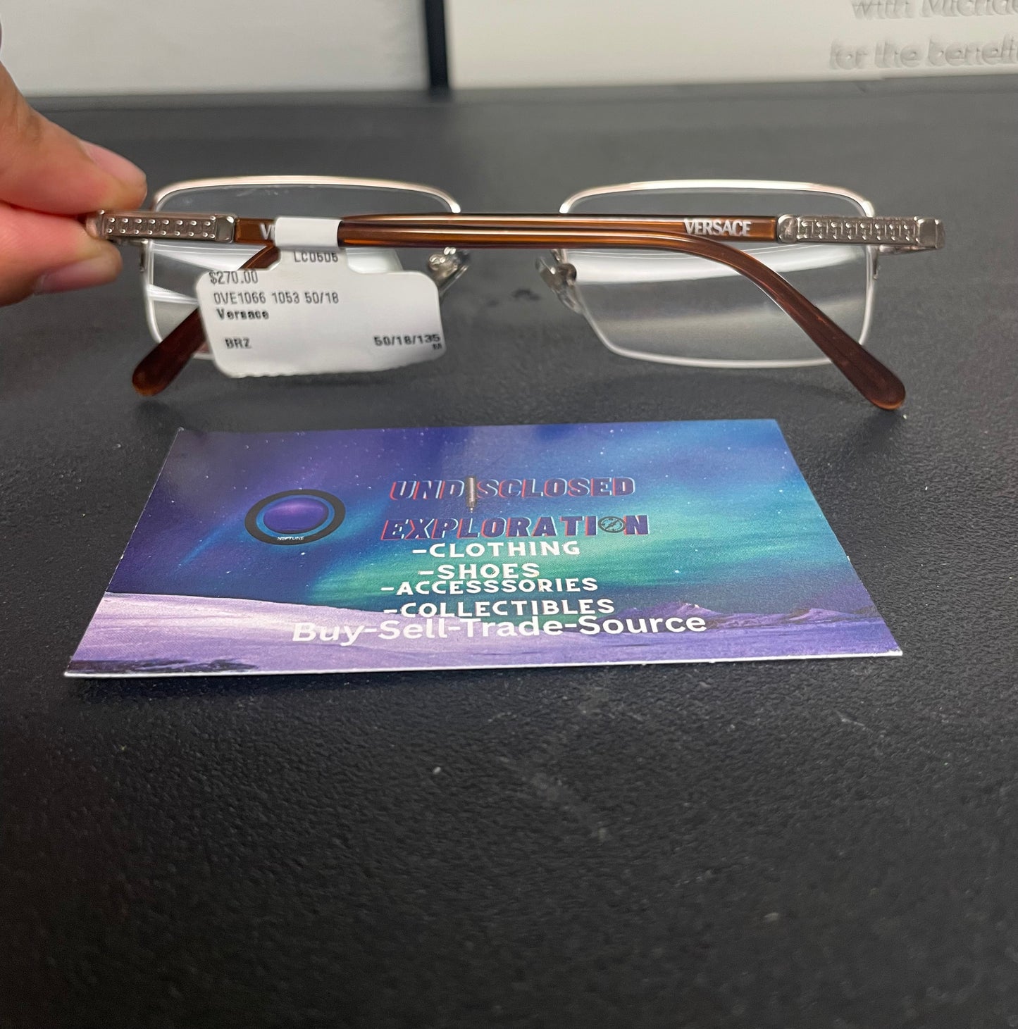 Versace bronze & silver VE1066 glasses