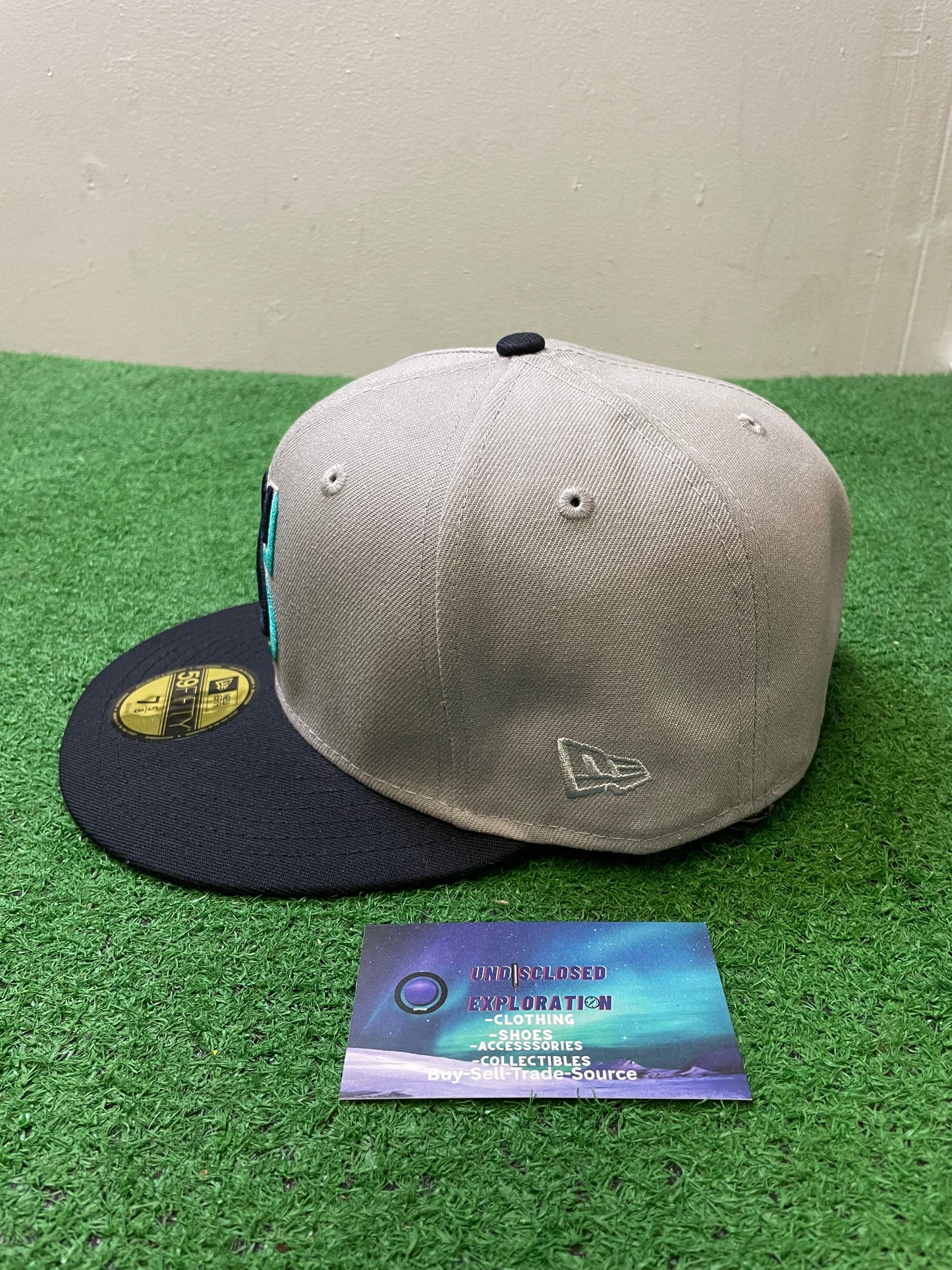 Seattle Mariners 40th anniversary grey and navy fitted new era hat