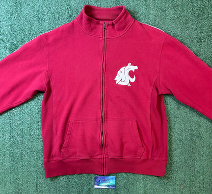 Vintage 2000s WSU Washington state cougars university zip up jacket