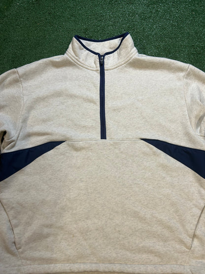 Dsg grey and navy quarter zip