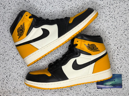 Jordan 1 Yellow Toe 9 Men/10.5 Women “Preowned”