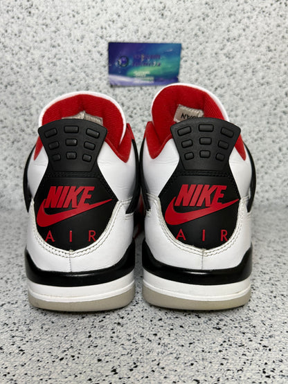 Jordan 4 Fire Red 8.5 Men/10 Women “Preowned”