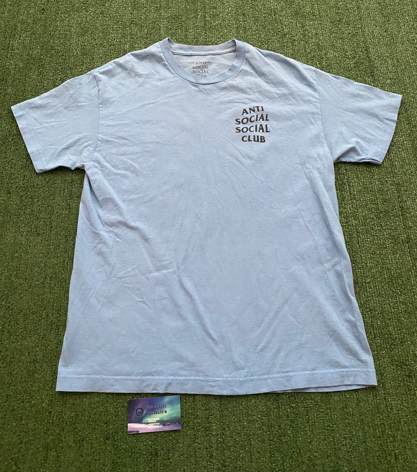 Anti Social Social Club blue tee