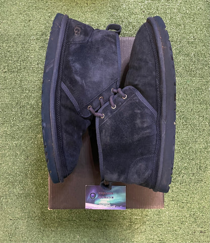 Ugg neumel navy boots Size 14men/15.5women