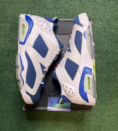 Air Jordan 6 low seahawks ghost green