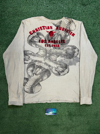 Vintage Christian audigier viper Los Angeles longsleeve