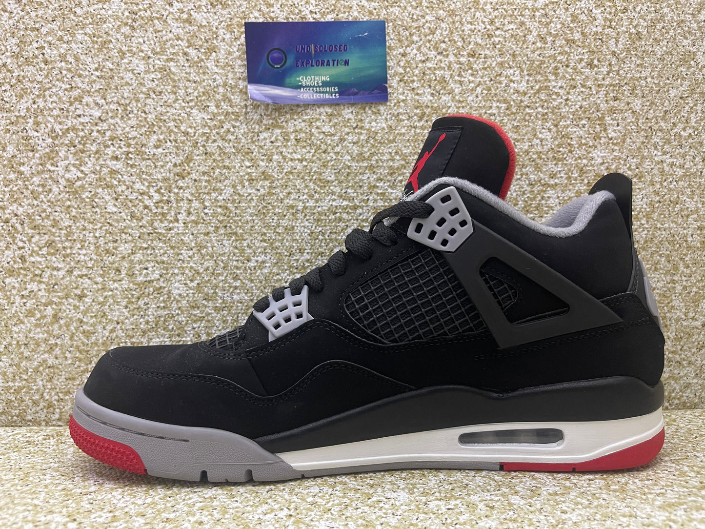 Jordan 4 Bred 2019 10.5 Men/12 Women “Preowned”