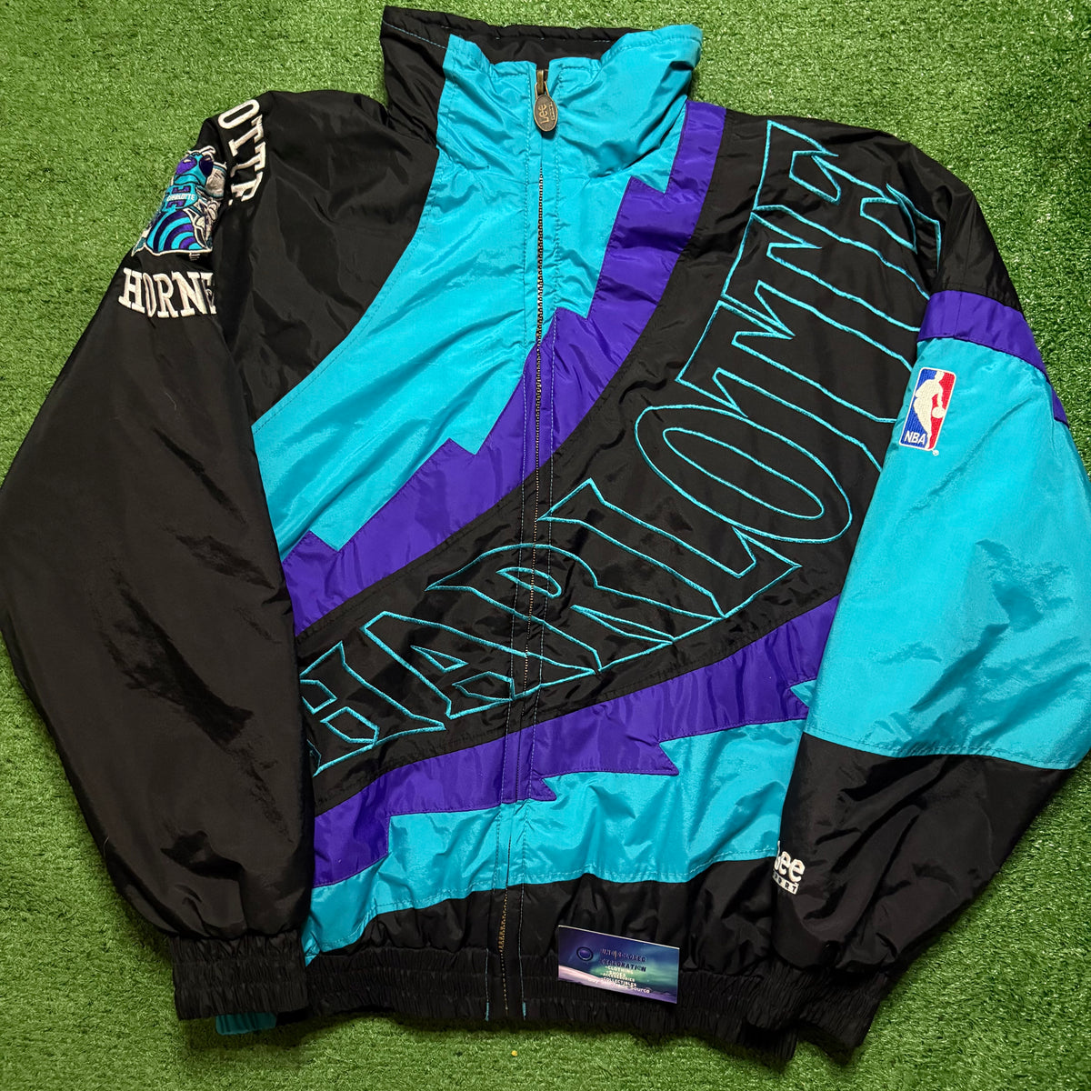 Vintage Charlotte Hornets Jacket Lee Sport