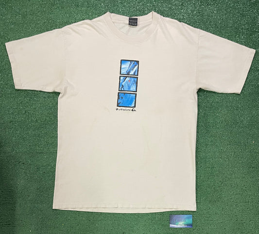 Vintage 1990s Quiksilver snowboarding tee