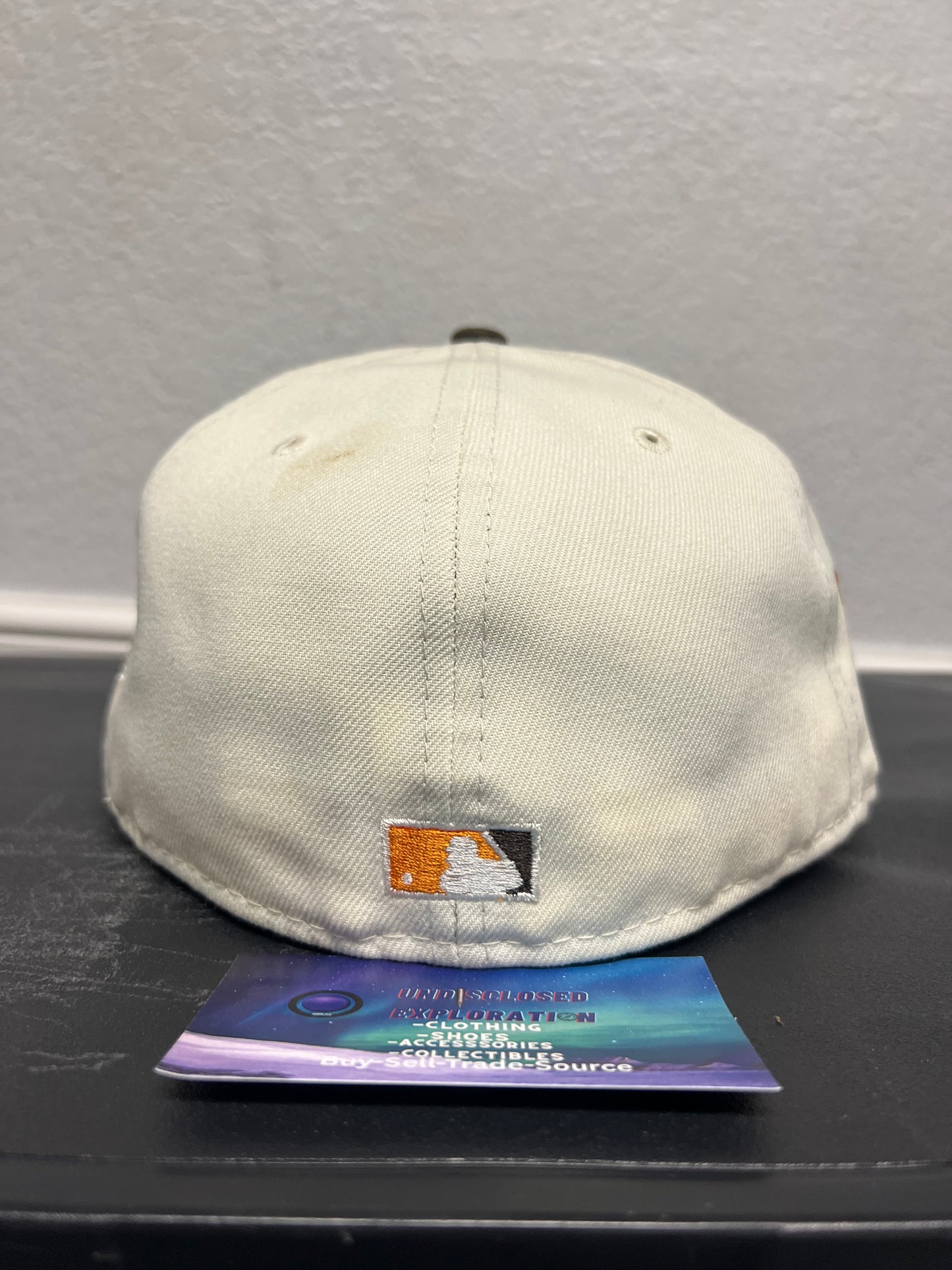 Seattle mariners 40th anniversary cream& brown fitted hat