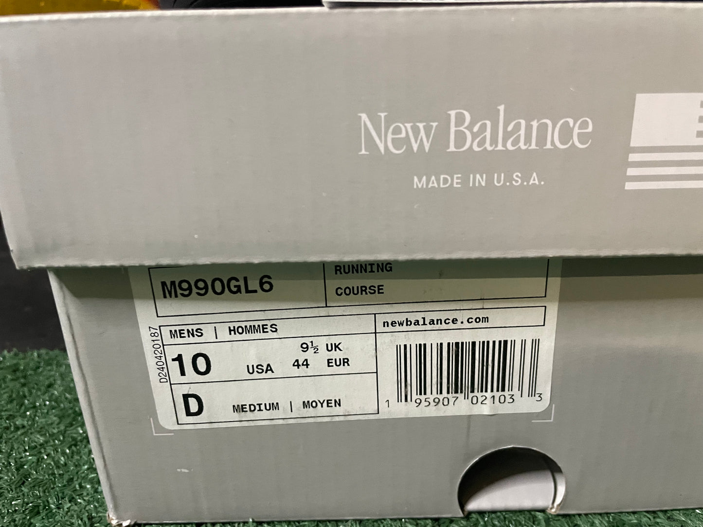 New Balance 990v6 castlerock grey