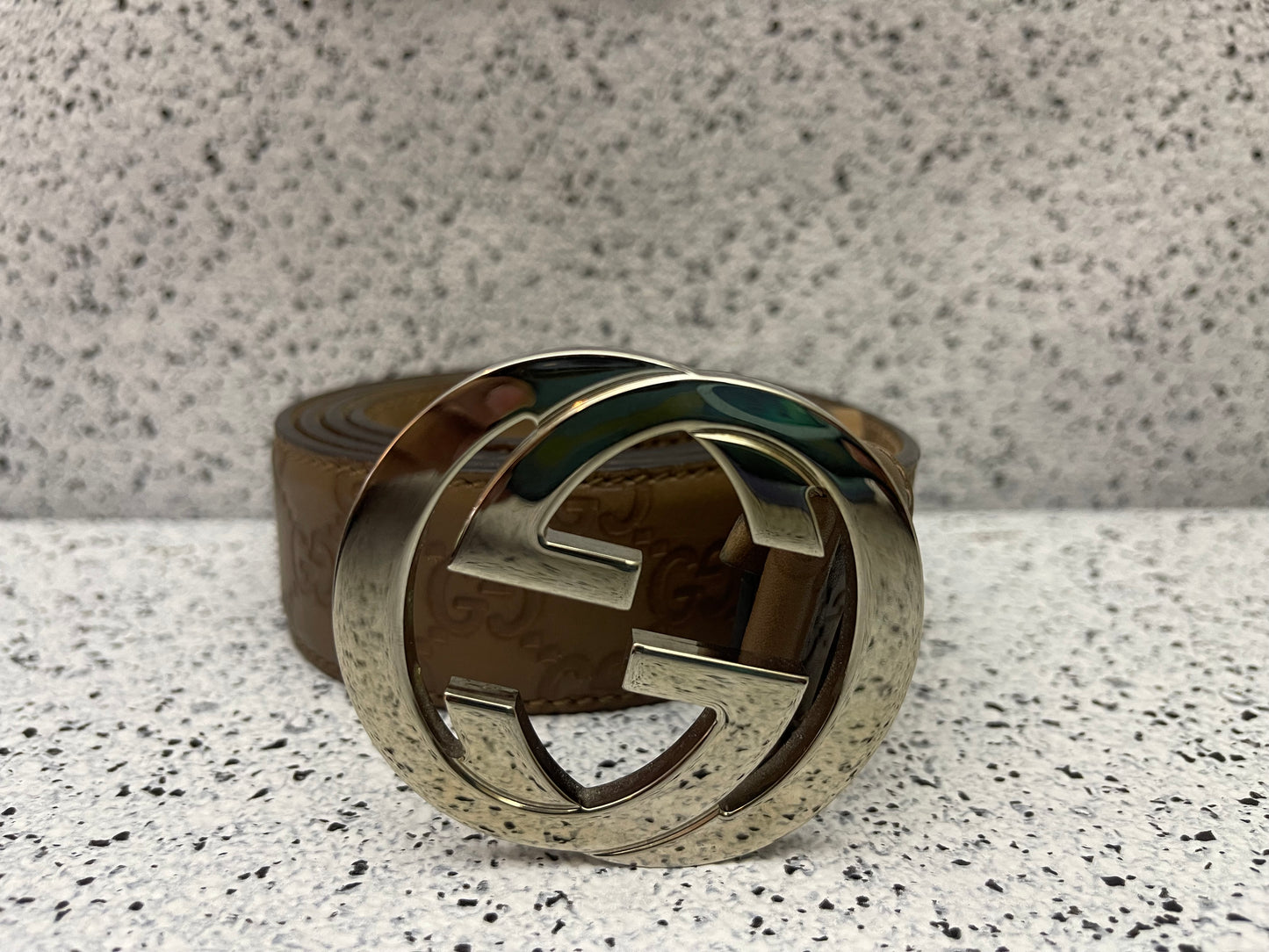 Gucci GG Print Belt