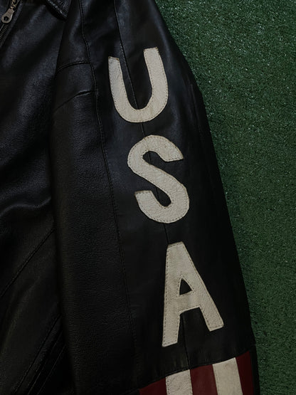 Vintage USA leather jacket